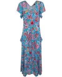 RIXO London - Jurk Met Bloemenprint - Lyst