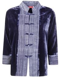BIANCO LEVRIN - Geknöpfte Jacke aus Samt - Lyst