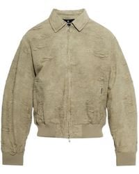 Represent - Veste En Coton À Effet Usé - Lyst