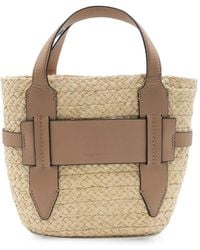 Helen Kaminski - Lipari S Woven Leather-Trim Tote Bag - Lyst