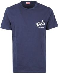 KENZO - Sounds Logo-Print T-Shirt - Lyst