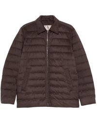 Herno - Quilted Zip-Up Coat - Lyst