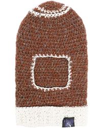 VITELLI - Contrast-stitch Crochet-knit Balaclava - Lyst