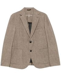 Circolo 1901 - Herringbone-Pattern Single-Breasted Blazer - Lyst