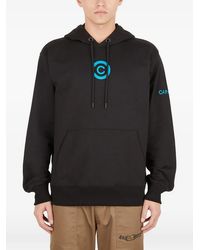 CAPASA MILANO - Drawstring-Fastening Logo-Detail Hoodie - Lyst