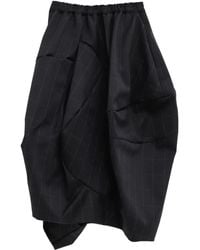 Comme des Garçons - Wool Midi Skirt - Lyst