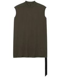 Rick Owens - Raw-Cut Sleeveless T-Shirt - Lyst
