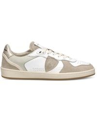 Philippe Model - Logo-Patch Panelled Sneakers - Lyst