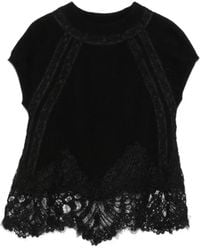 Ermanno Scervino - Cashmere Lace Top - Lyst