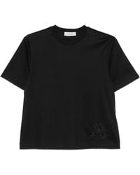 Agnona - T-Shirt À Broderies - Lyst