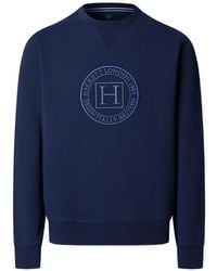 Hackett - Logo-Embroidered Crew-Neck Sweater - Lyst