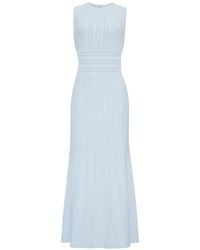 Adam Lippes - Sloan Pointelle-Knit Maxi Dress - Lyst