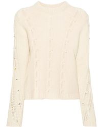 Zadig & Voltaire - Morley Cable-Knit Jumper - Lyst