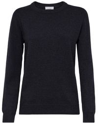 Brunello Cucinelli - Long-sleeved Cashmere-knit Top - Lyst