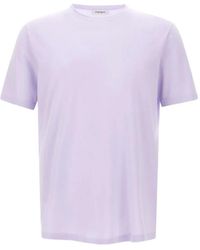 Kangra - Short-Sleeve Ribbed Crew-Neck T-Shirt - Lyst