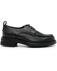 Brioni - Crinkled Leather Derby Shoes - Lyst