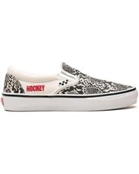 Vans - X Hockey Skate Slip-On "Snakeskin" Sneakers - Lyst
