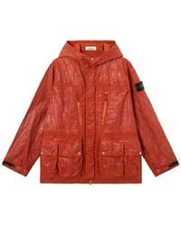 Stone Island - Q100027 Slick Nylon Tela-Tc Jacket - Lyst