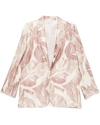 Alysi - Monopetto Floral Single-Breasted Jacket - Lyst