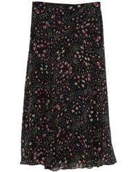 Isabel Marant - Floral-Print Silk Maxi Skirt - Lyst