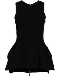 Maticevski - Zip-Up Peplum Tank Top - Lyst