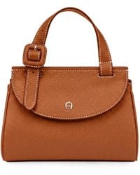 Aigner - Mini Miranda Buckle-Detail Tote Bag - Lyst
