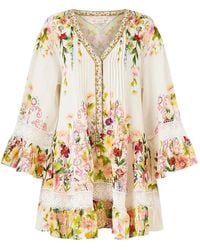 CAMILLA - The Call Of Catalonia Mini Dress - Lyst