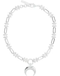 Marine Serre - Crescent Moon Halskette - Lyst