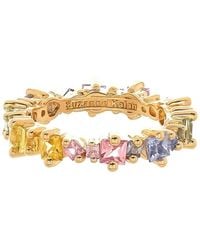 Suzanne Kalan - 18Kt Sapphire Band Ring - Lyst