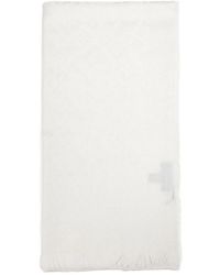 Tagliatore - Jacquard-Schal mit Fransen - Lyst