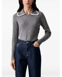 Twinset - Polo À Col En Crochet - Lyst