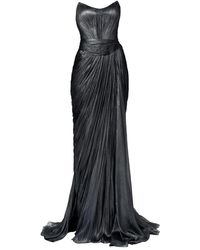 IRIS SERBAN - Pleated-Bodice Dress - Lyst