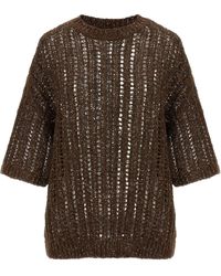 Brunello Cucinelli - Rustic Dazzling Net トップ - Lyst