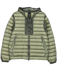 C.P. Company - キルティング フーデッドジャケット - Lyst