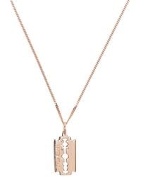 True Rocks - Mini Razor Pendant Necklace - Lyst