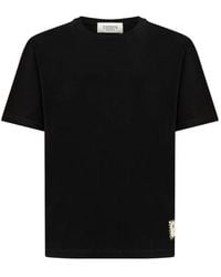 Laneus - Patch-Detail Short-Sleeve T-Shirt - Lyst