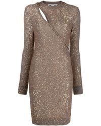 Stella McCartney - Sequin-Embellished Knitted Dress - Lyst