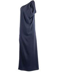 P.A.R.O.S.H. - One-Shoulder Draped Evening Dress By P. A.R. O.S. H - Lyst