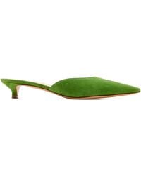 Francesco Russo - Pointed-Toe Suede Mules - Lyst