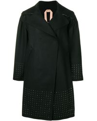 N°21 Oversized double-breasted coat - Noir