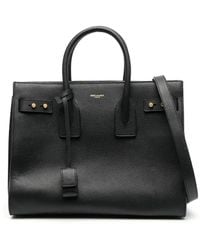 Saint Laurent - Bolso Shopper Sac De Jour Granulado - Lyst