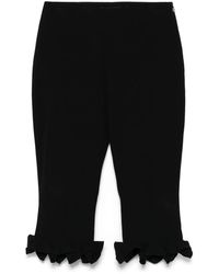 ROTATE BIRGER CHRISTENSEN - Pantaloni Crop Con Ruches - Lyst
