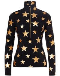 Goldbergh - Sweat Lunaria À Col Zippé Et Imprimé Étoilé - Lyst