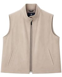 Tombolini - High-Neck Zip-Up Gilet - Lyst