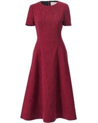 Carolina Herrera - A-Line Midi Dress - Lyst