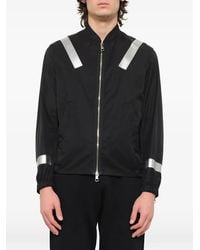 Neil Barrett - Stripe-Detail Bomber Jacket - Lyst