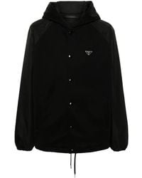 Prada - Veste À Logo Triangle En Émail - Lyst