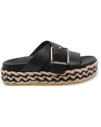 Paloma Barceló - Buckle-Detail Platform Sandals - Lyst