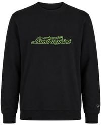 Automobili Lamborghini - Logo-Print Sweatshirt - Lyst