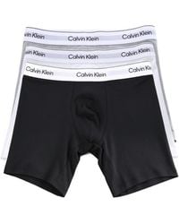 Calvin Klein - Logo-Waistband Boxers (Set Of Three) - Lyst